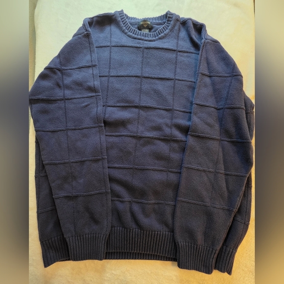Dockers Men’s Navy Crewneck Sweater - Picture 2 of 8
